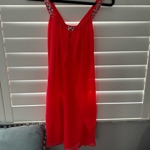 Light summer sleeveless dress.